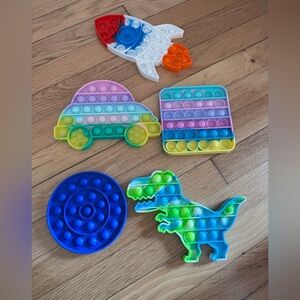 Set of 5 Big Popping Fidget Toys